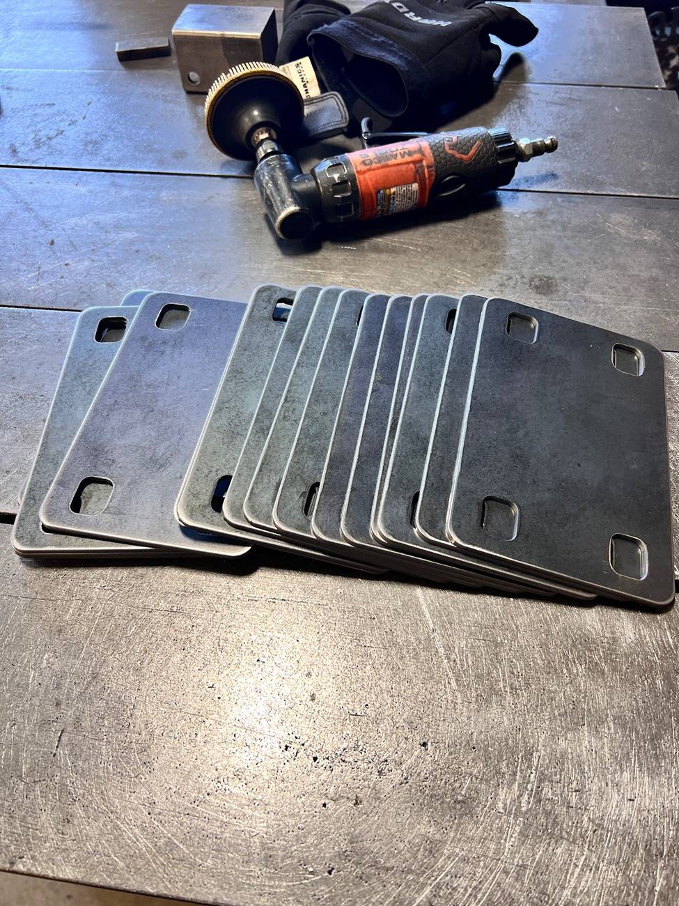 Jeep Gladiator 1/4" or 3/8" steel plate bumper spacers IMG_2405