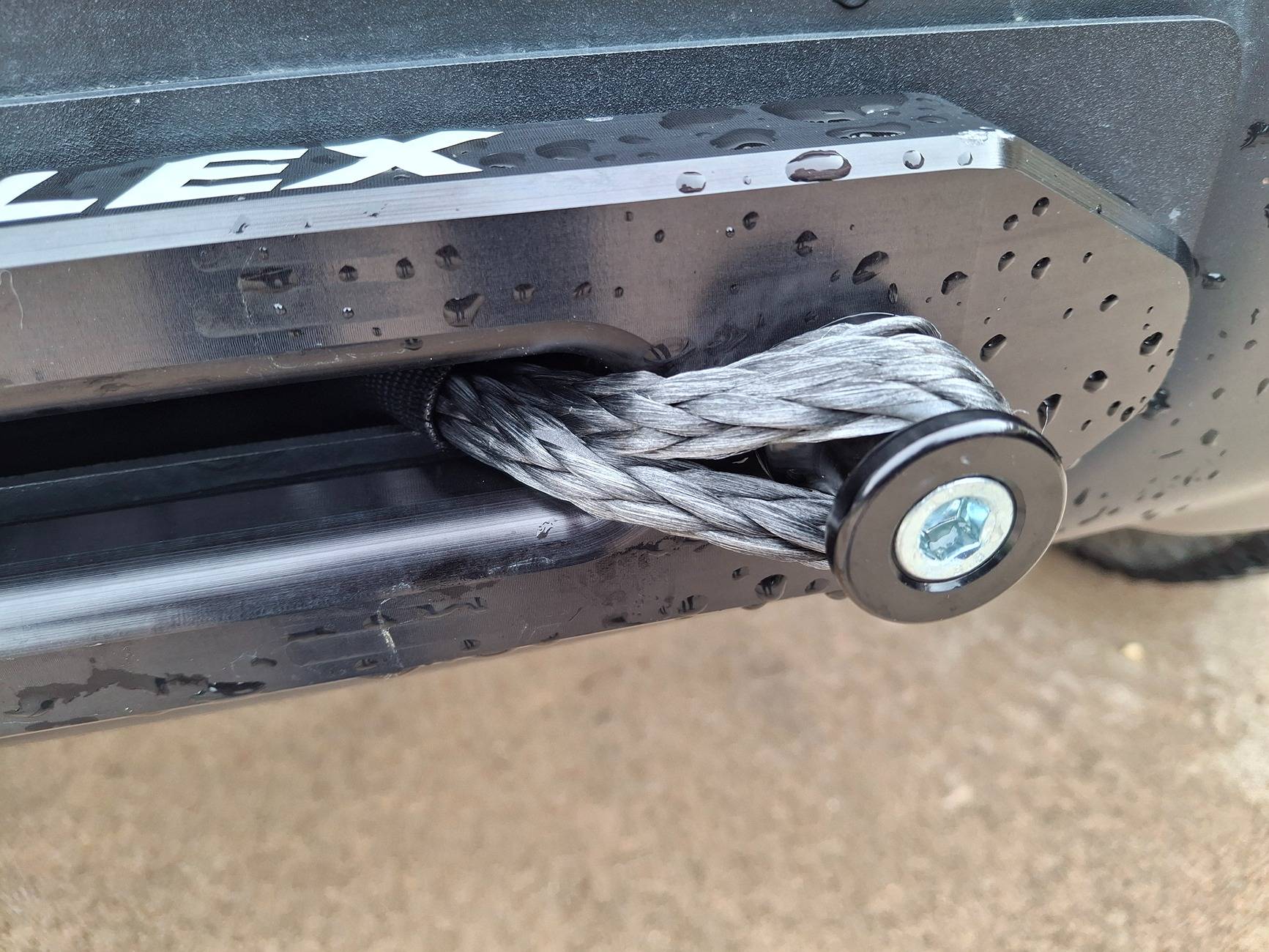 Jeep Gladiator Fairlead options for synthetic rope without a hook 20250506_172345