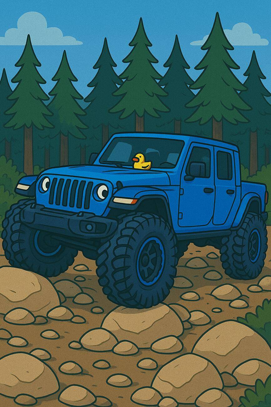 Jeep Gladiator Cartoonize your JT (PICS) F43A43F7-663E-42E5-A0AE-2E67E7F1282A