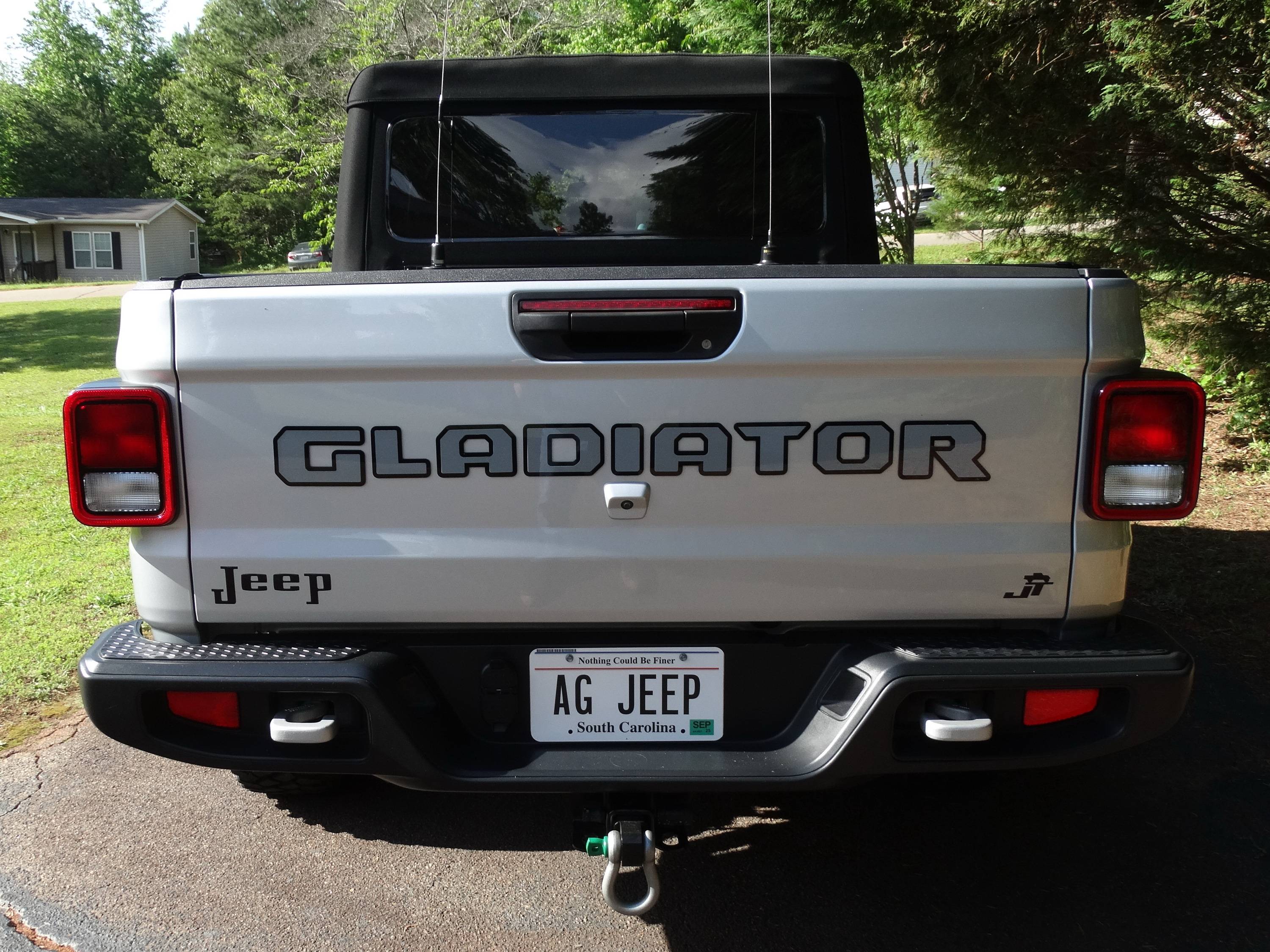 Jeep Gladiator Let's See Your Personalized Plates plate