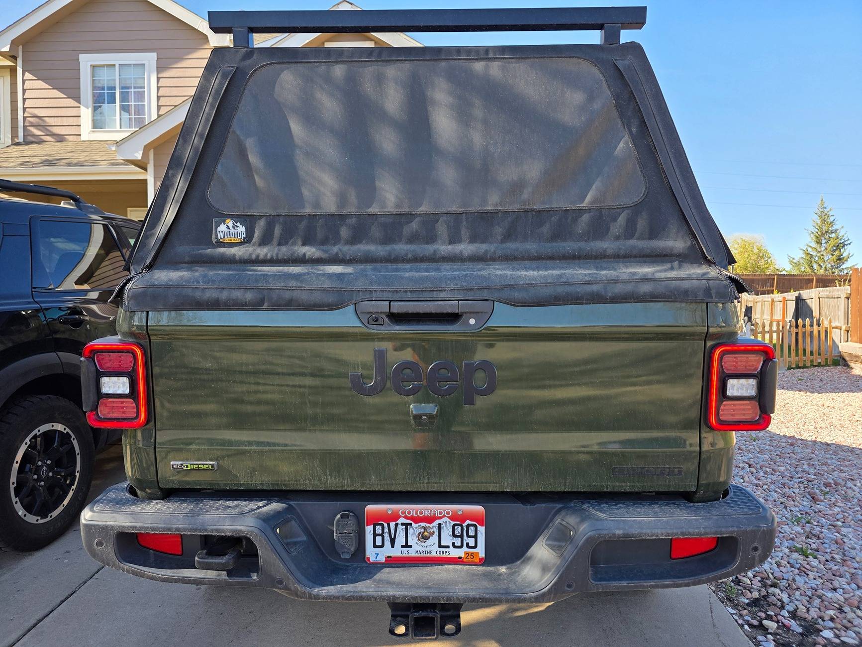 Jeep Gladiator Wolfbox G900 TriPro install & review with pictures. 20250502_170748