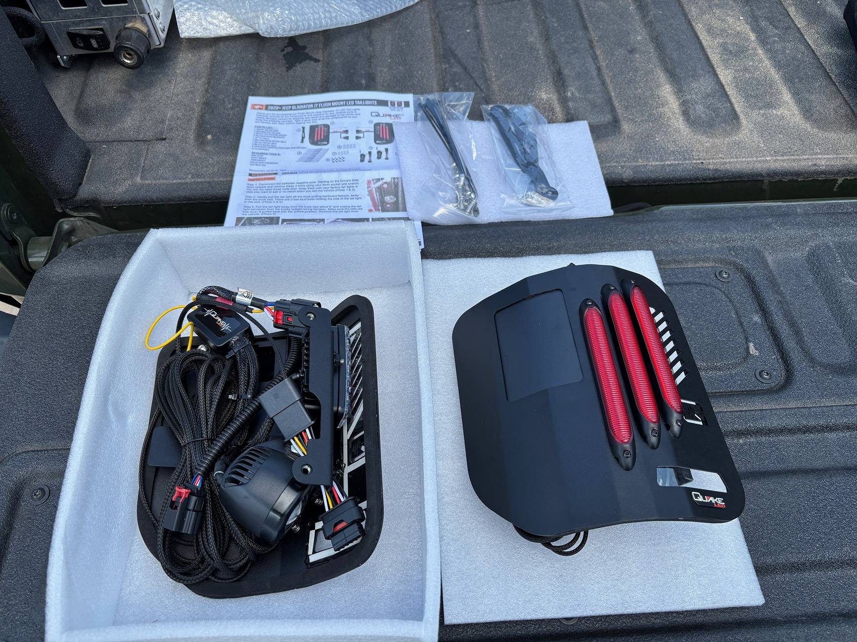 Jeep Gladiator !!!NEW Product!!! Quake Led FLUSH Taillights are live! Featuring B.A.S.S. Technology - QMT1538 005 Well mad