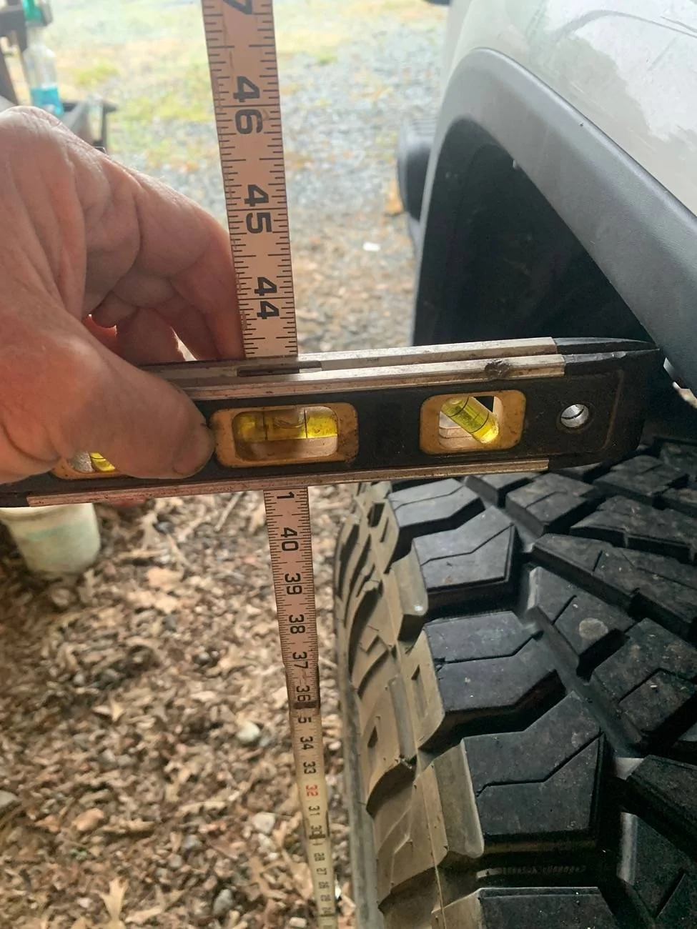 Jeep Gladiator Mojave stock height measurements IMG_2025