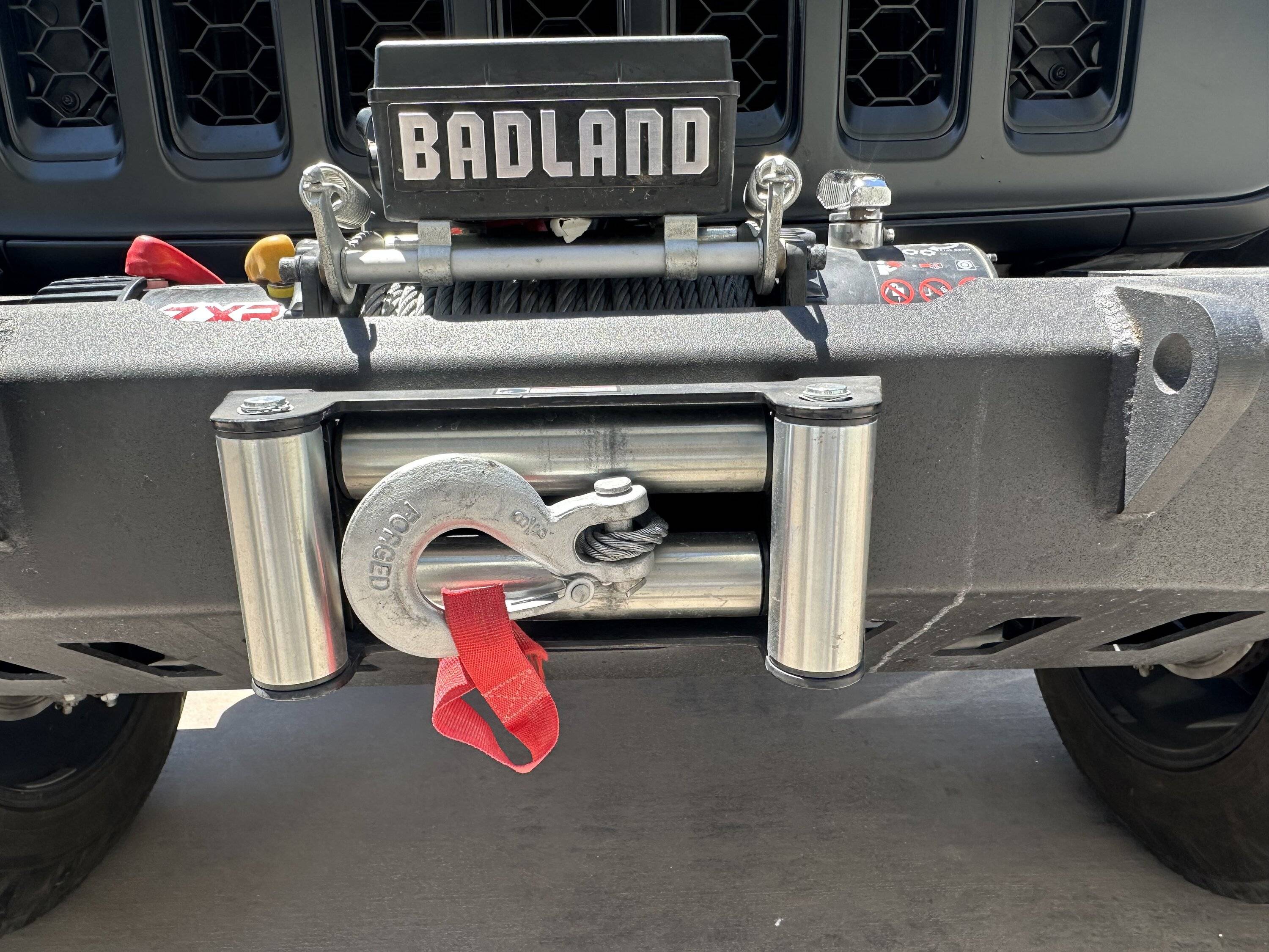 Jeep Gladiator Badland ZXR 12000lb Winch steel rope $200 IMG_3352