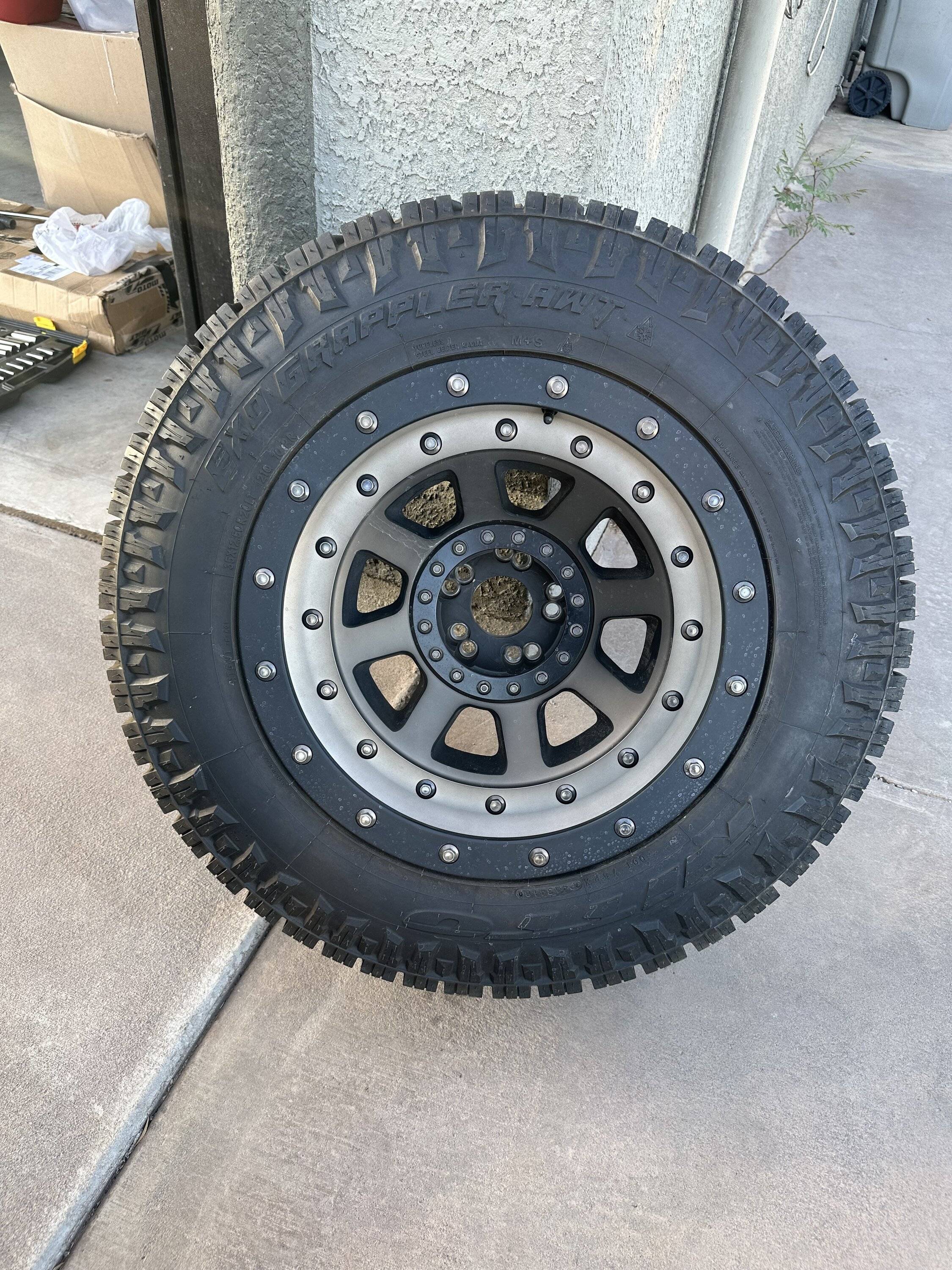 Jeep Gladiator KMC XD 20” rims and NITTO EXO GRAPPLER AWT tires 35X12.50X20 Tires IMG_3235