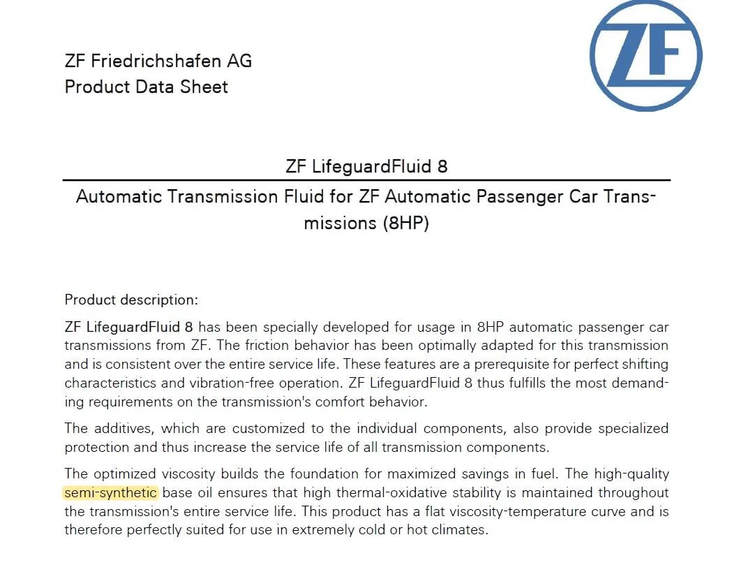 Jeep Gladiator Transmission fluid or not! ZFHP8