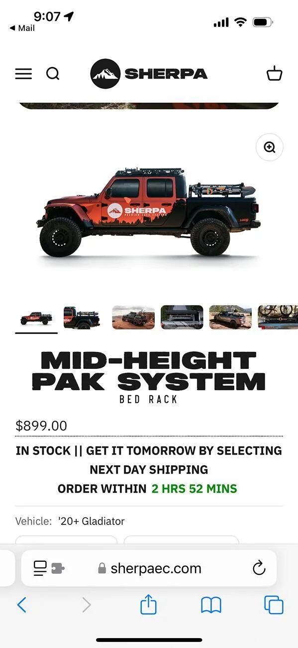 Jeep Gladiator Getting ready to drop 1500on on a Roof Rack IMG_8974