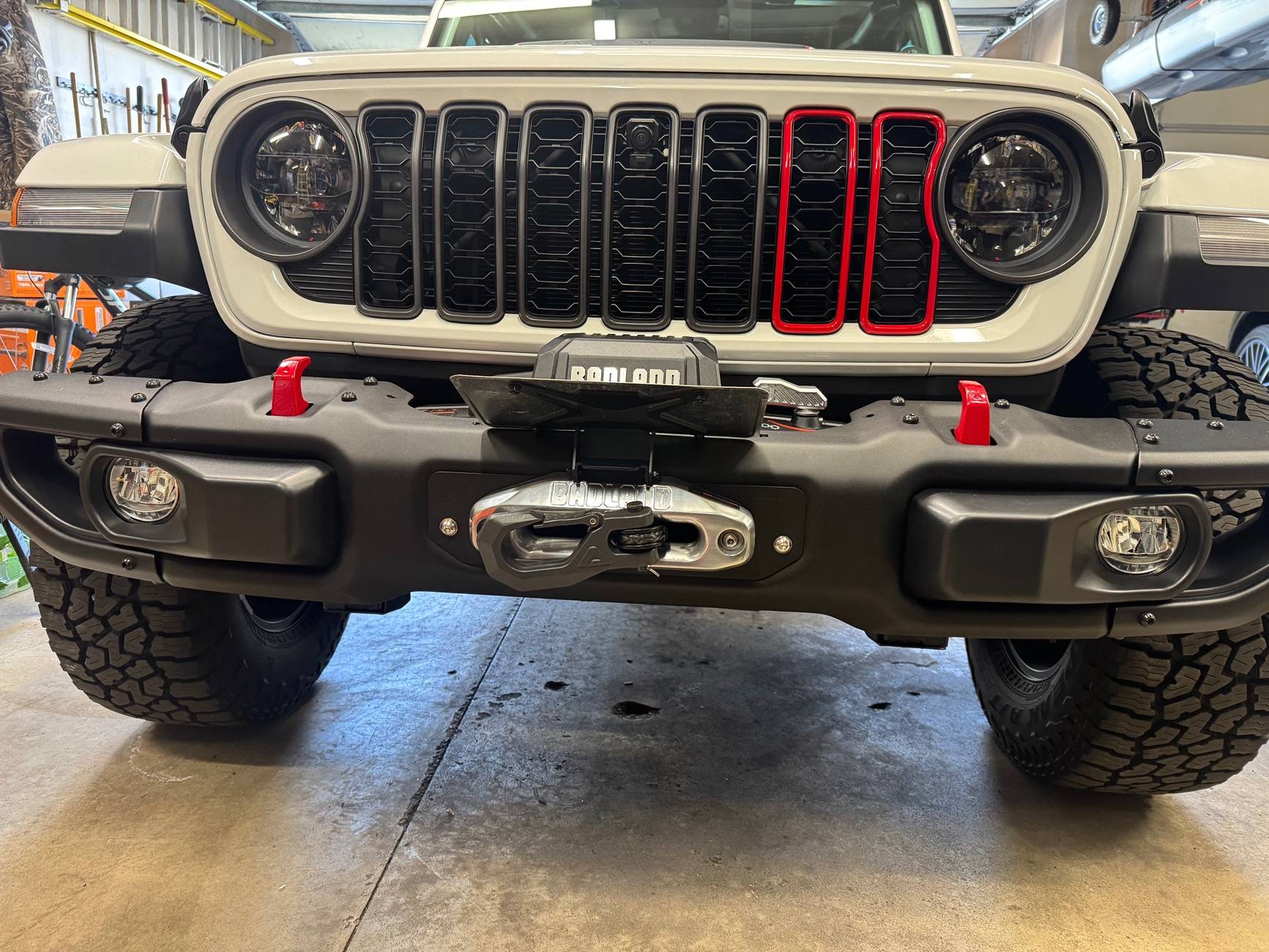 Jeep Gladiator Badland Apex 12,000 lb. Winch installed IMG_2444