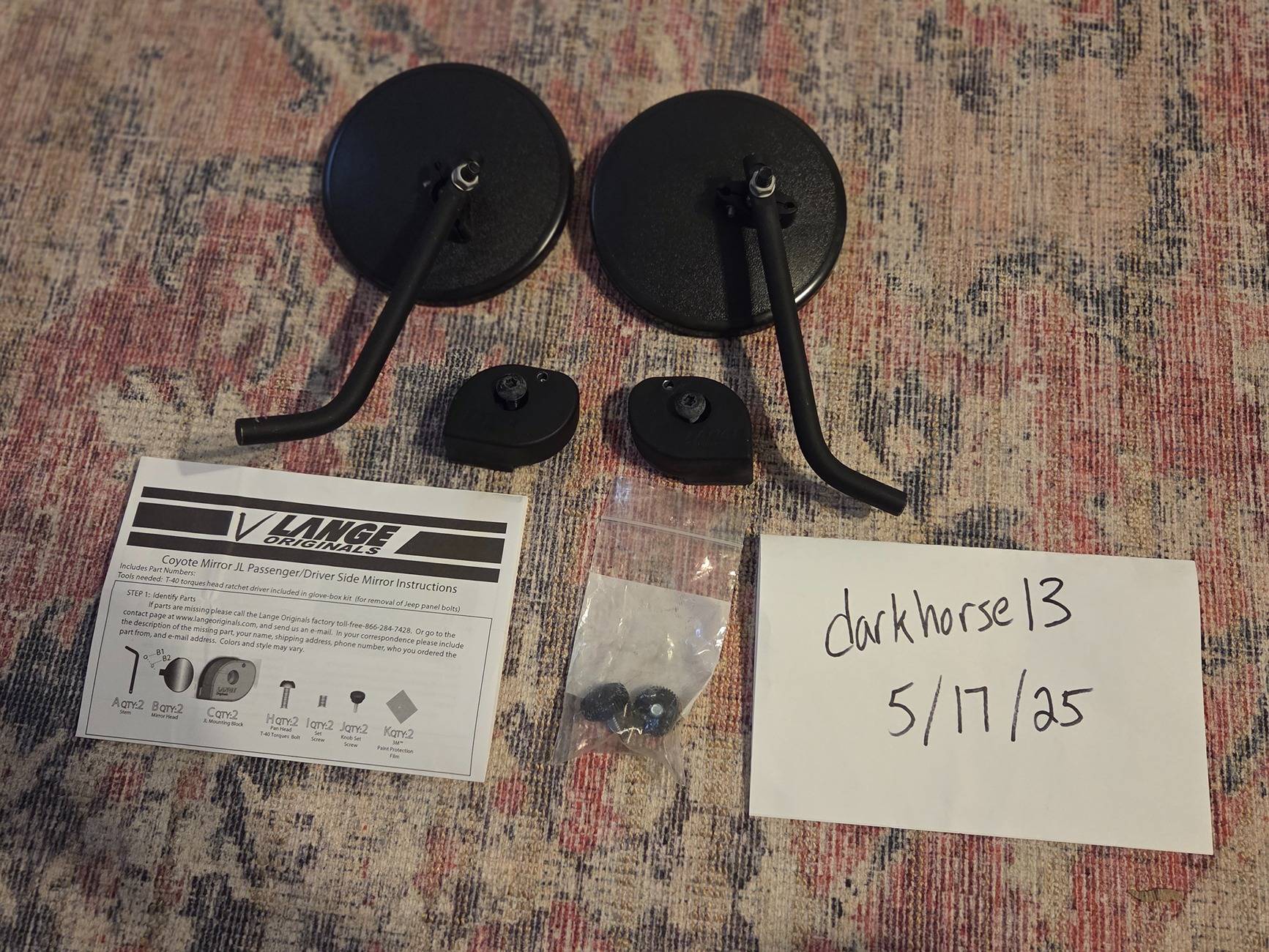 Jeep Gladiator Lange Originals Coyote Mirrors 20250518_172632