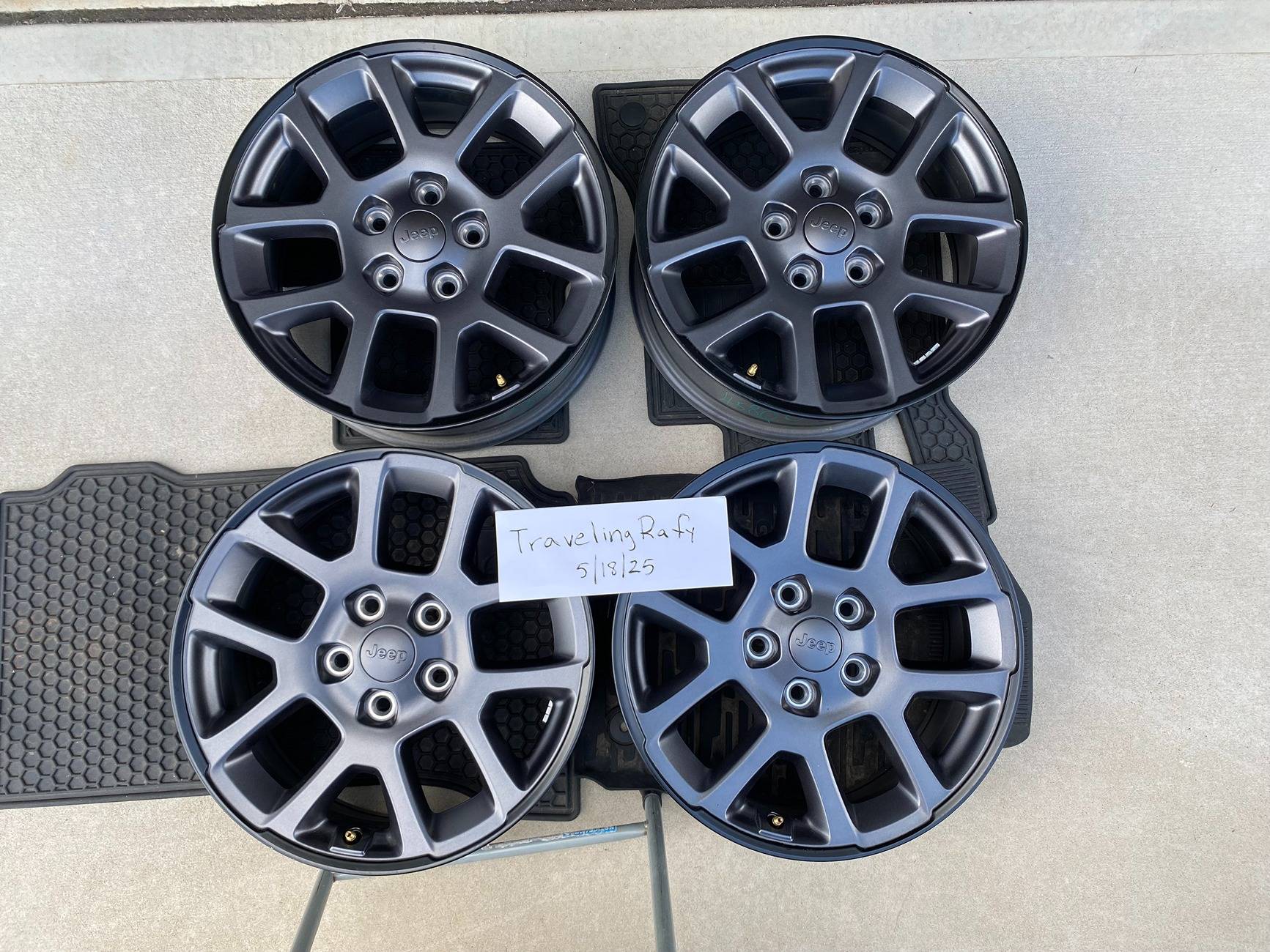 Jeep Gladiator Set of 4 -18 x 7.5 Overland wheels IMG_3567