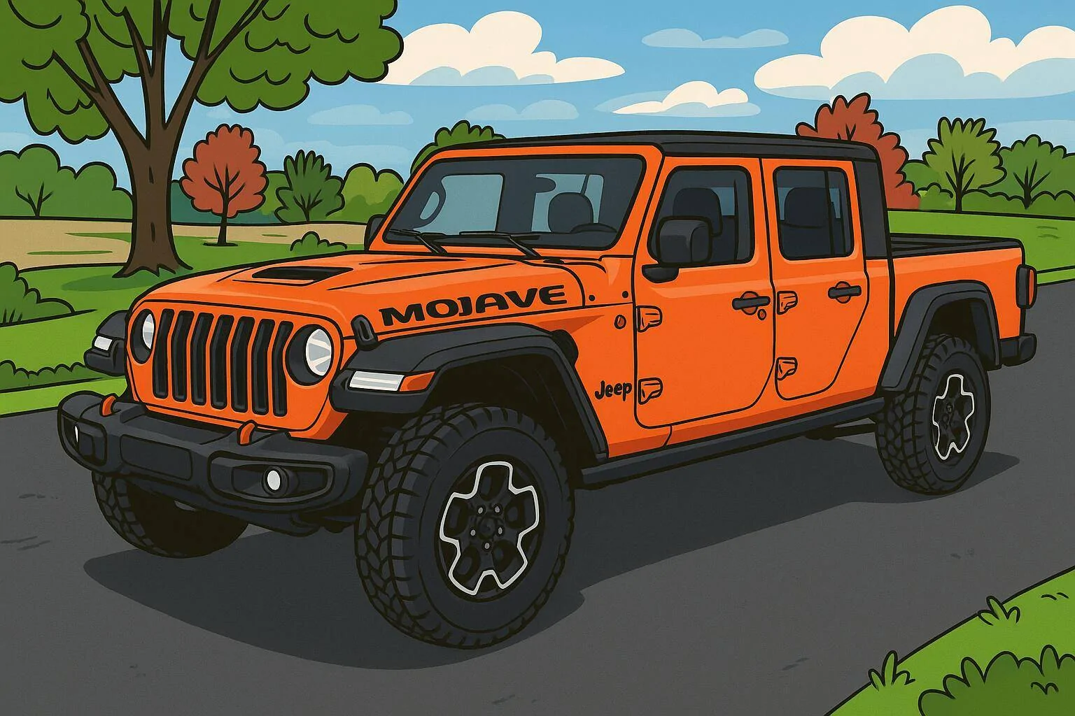 Jeep Gladiator Cartoonize your JT (PICS) Gladiator_Cartoon