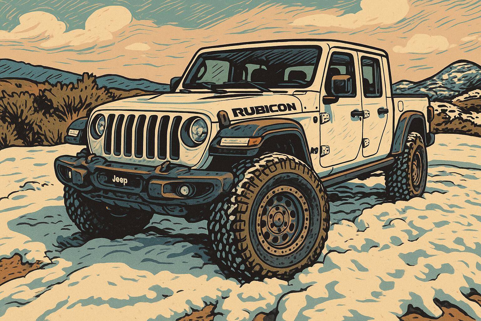 Jeep Gladiator Cartoonize your JT (PICS) 25b48711-3967-4333-a65f-69388840e0af