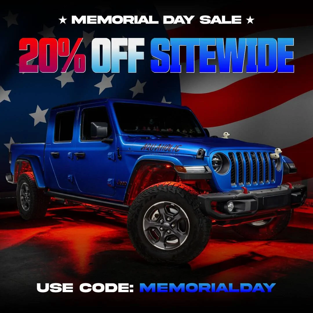 Jeep Gladiator Your Build. Your Freedom. Your Sale. -20% OFF Sitewide at ORACLE Lighting! memorialday2025-forum-JT