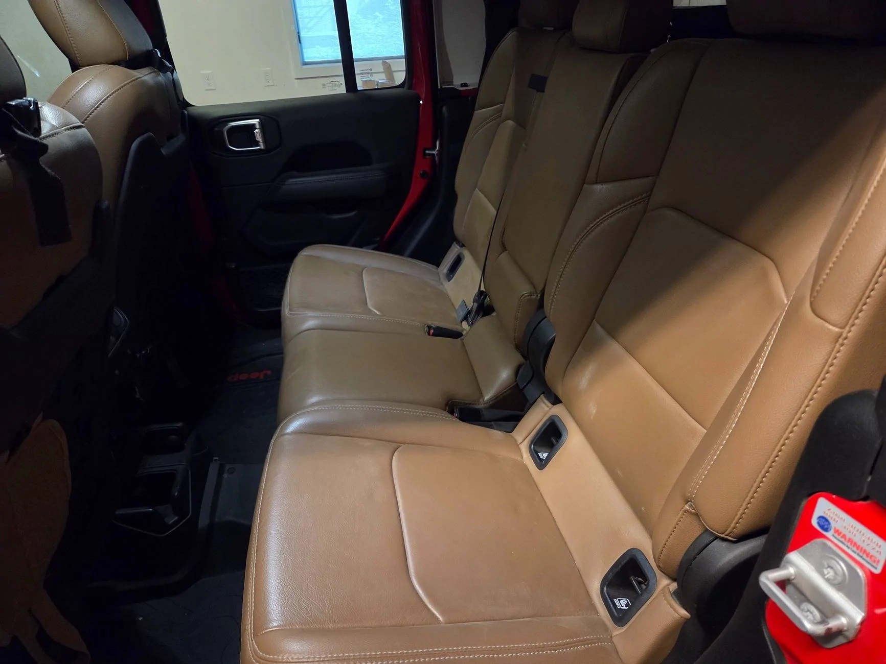 Jeep Gladiator Tan Leather Rear Seat For Sale 20250523_135137