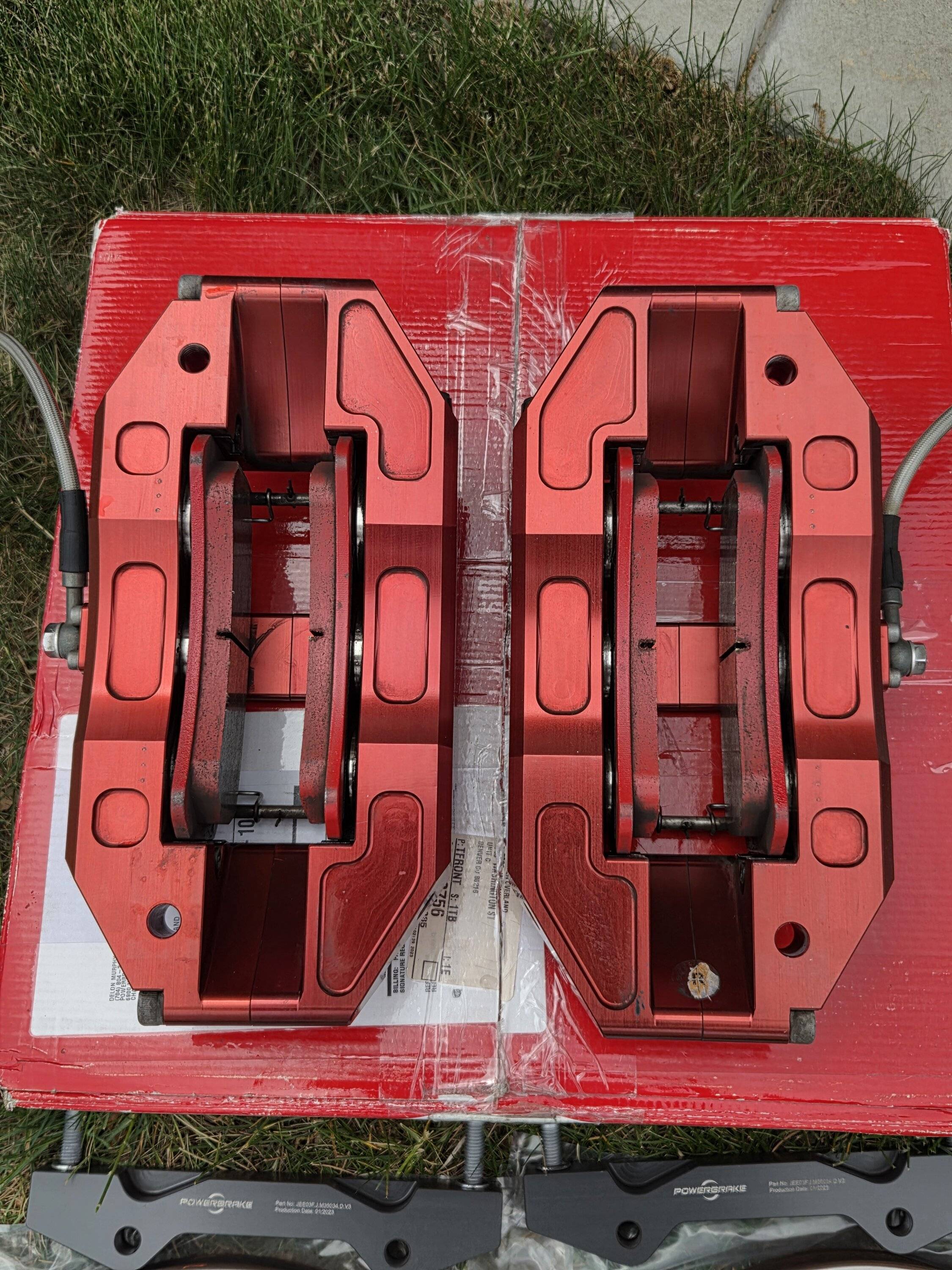 Jeep Gladiator Powerbrake Big Brake X-Line 6 Piston Front Kit (Red) 20250523_143244