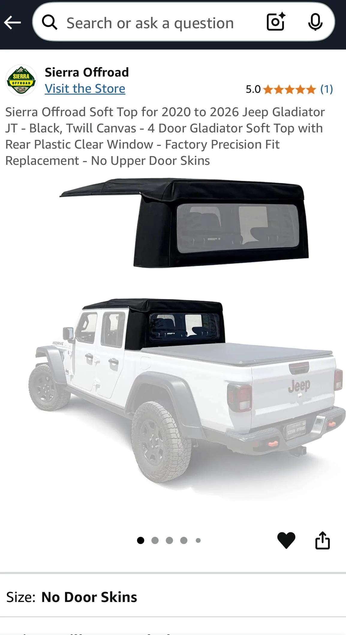 Jeep Gladiator Sierra Off-Road soft top ? IMG_2397