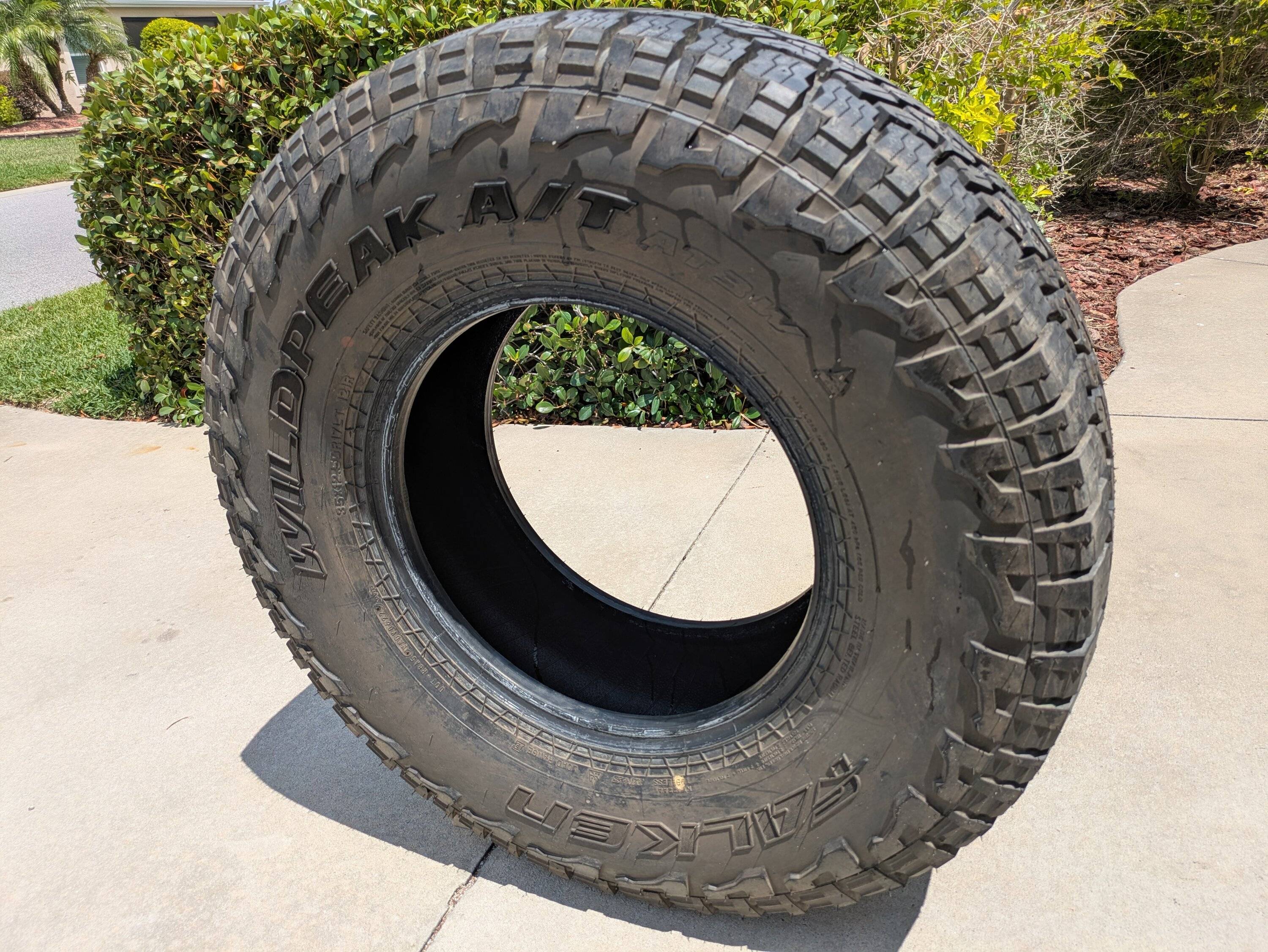 Jeep Gladiator One Brand New Falken Wildpeak AT3 35x12.5R17 $200 PXL_20250527_160246336
