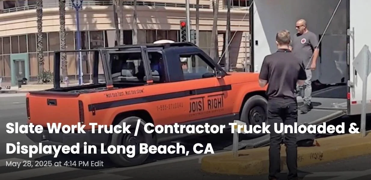 Jeep Gladiator SLATE Truck revealed as modular Pickup & SUV. Priced under $20K after incentive slate-work-truck-video-jpg