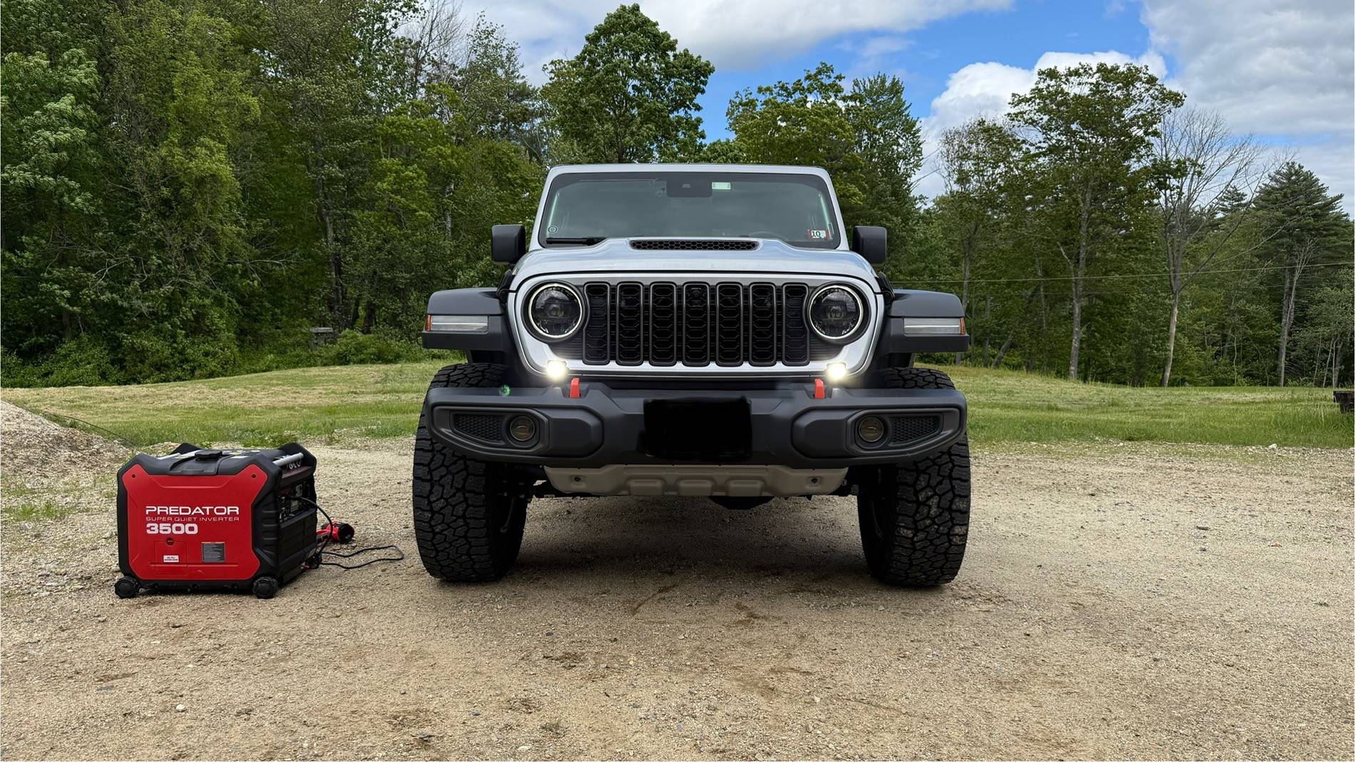Jeep Gladiator KC Flex Era Lights Mounted IMG_6564