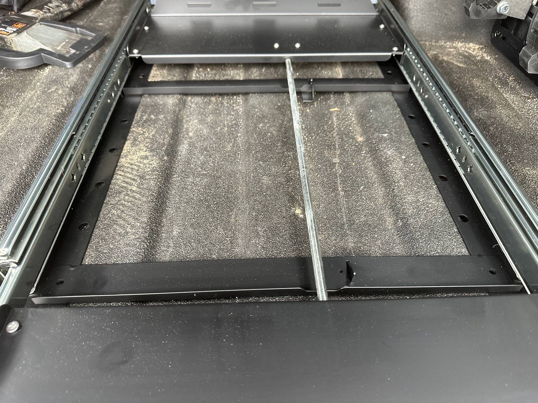 Jeep Gladiator No drill fridge slide mount IMG_4779