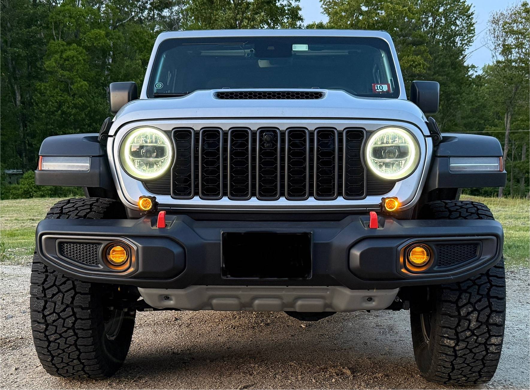 Jeep Gladiator KC Flex Era Lights Mounted IMG_6573