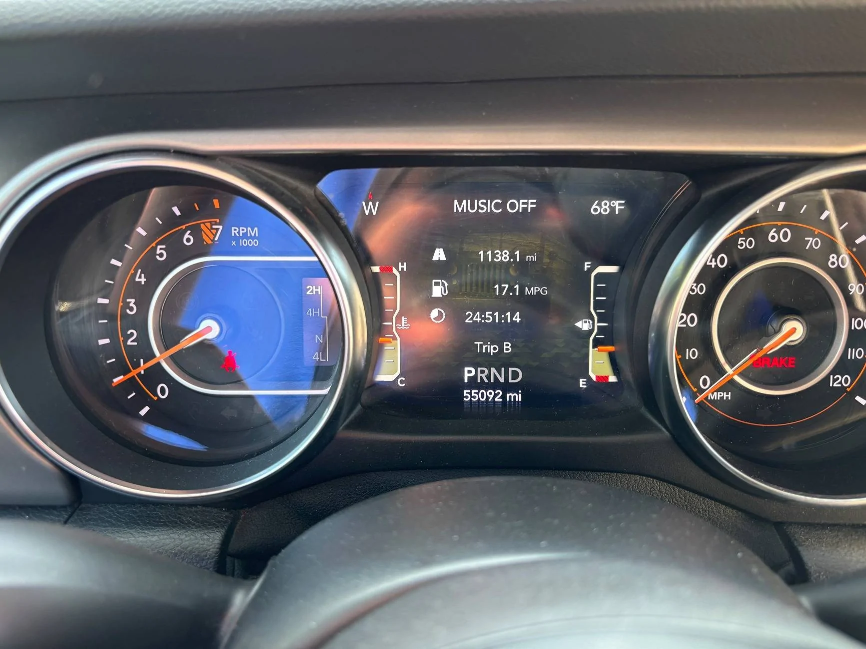 Jeep Gladiator 37's and MPG Odo