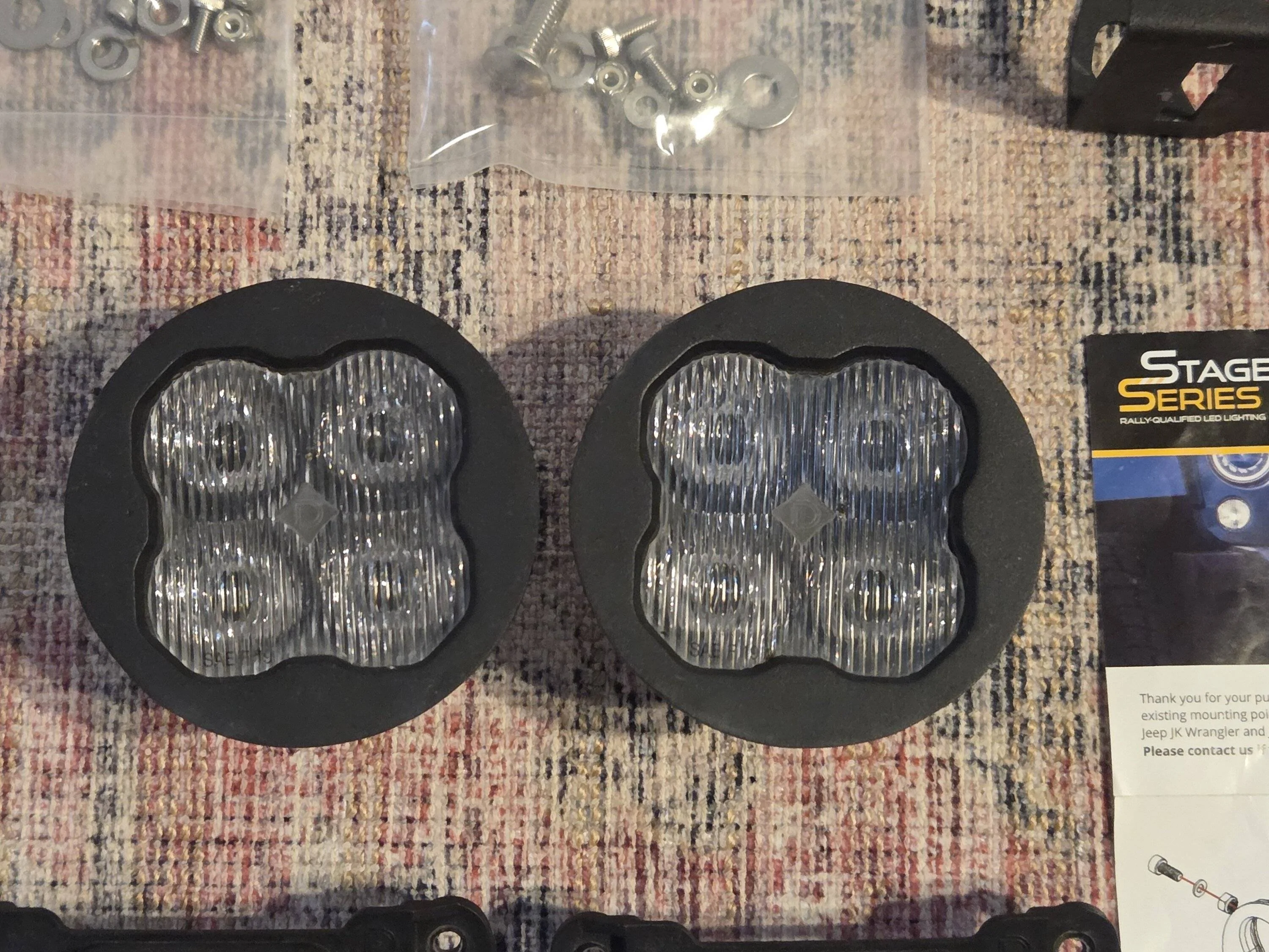 Jeep Gladiator Diode Dynamics SS3 PRO SAE LED Fog Light Kit - White (no backlight option) 20250603_091053