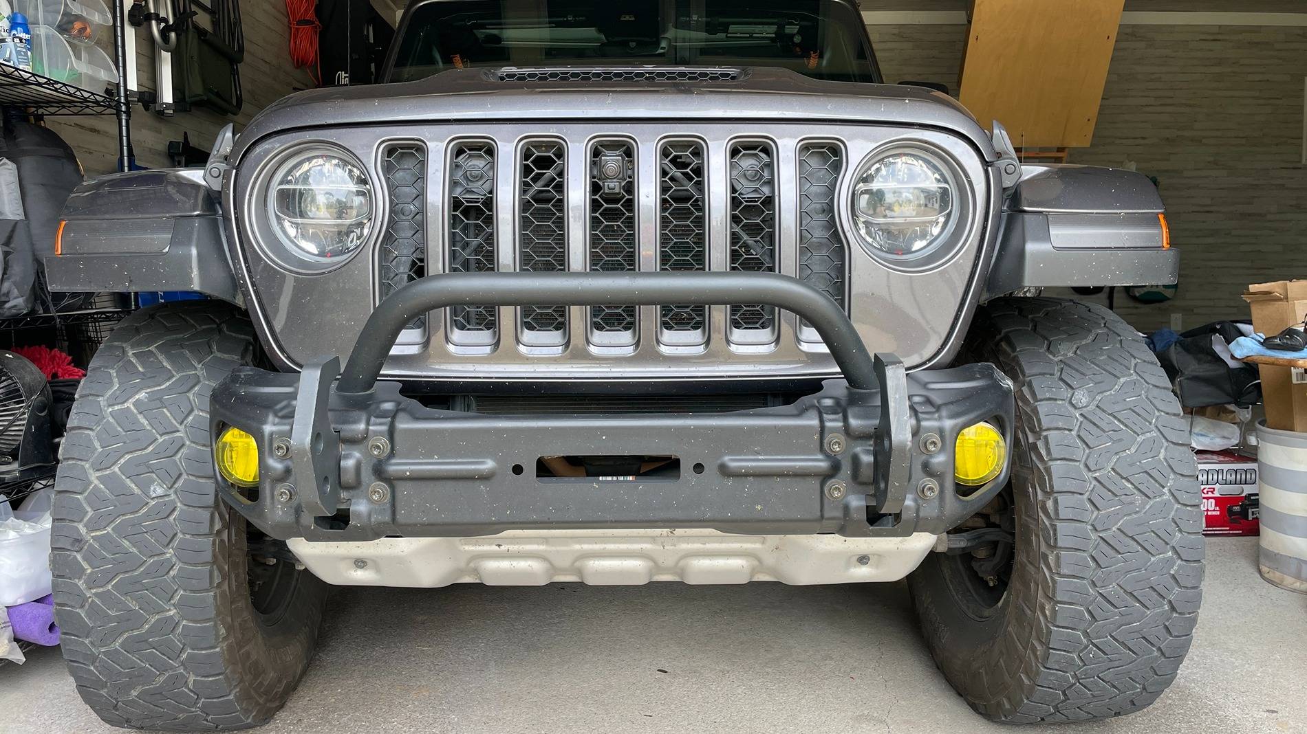 Rugged Ridge Arcus Front Bumper + Harbor Freight Badland ZXR 9500