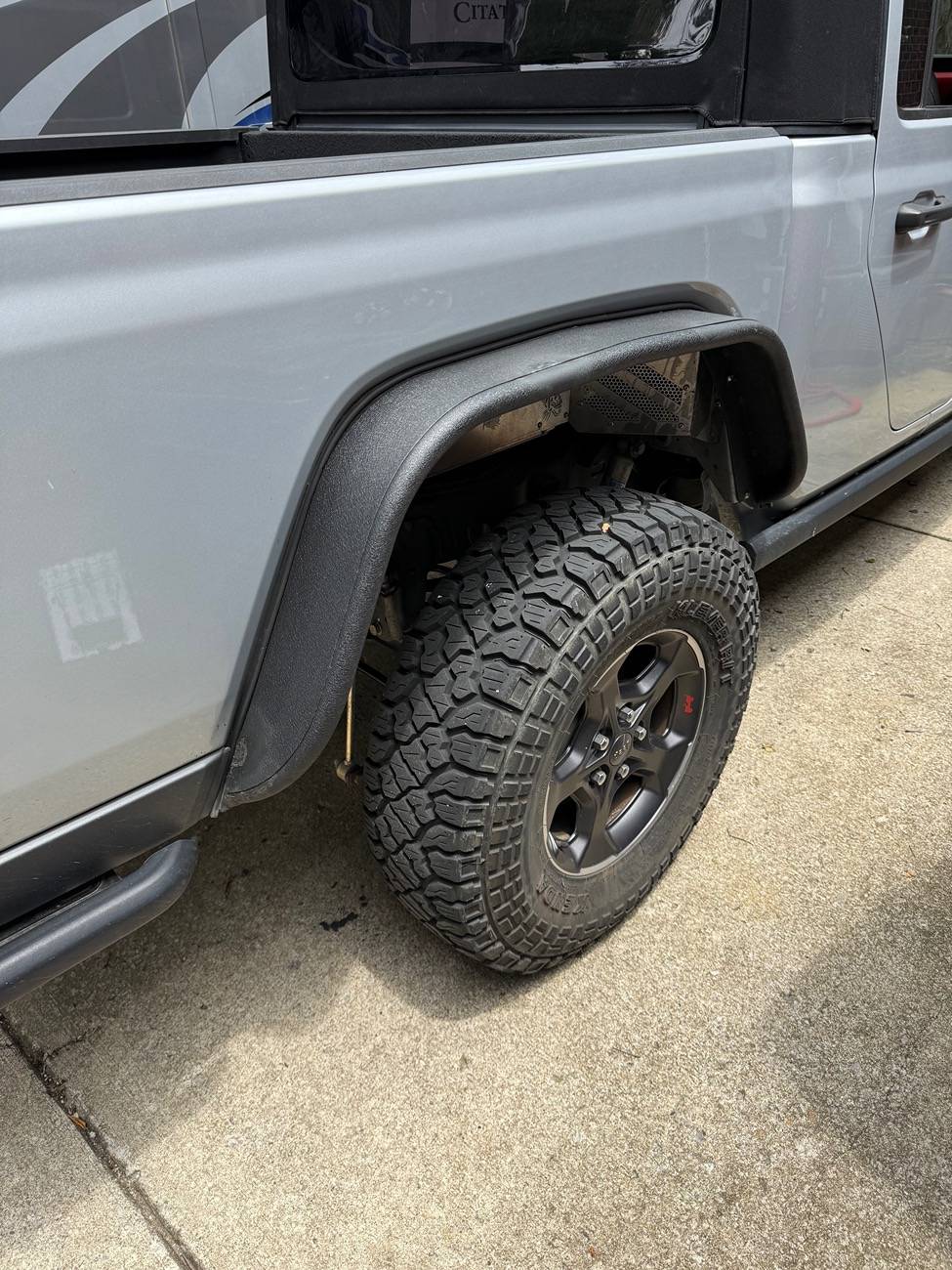 Jeep Gladiator Do your research with Fishbone OffRoad rear fenders... IMG_3675