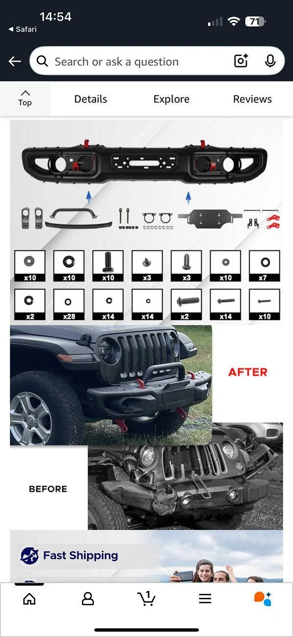 Jeep Gladiator Just ordered this knock off steel bumper IMG_6583