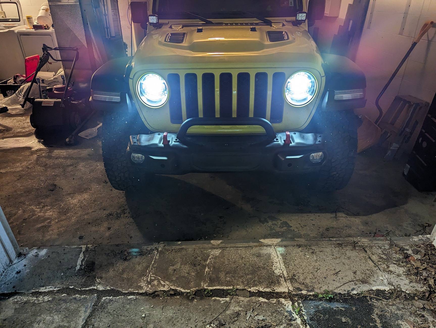 Jeep Gladiator Just ordered this knock off steel bumper PXL_20250608_012450589