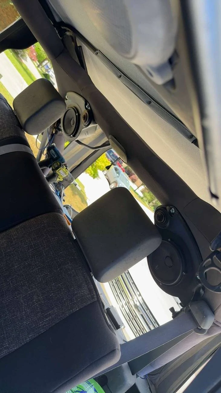 Jeep Gladiator Passenger rear subwoofer build IMG_20250608_200720
