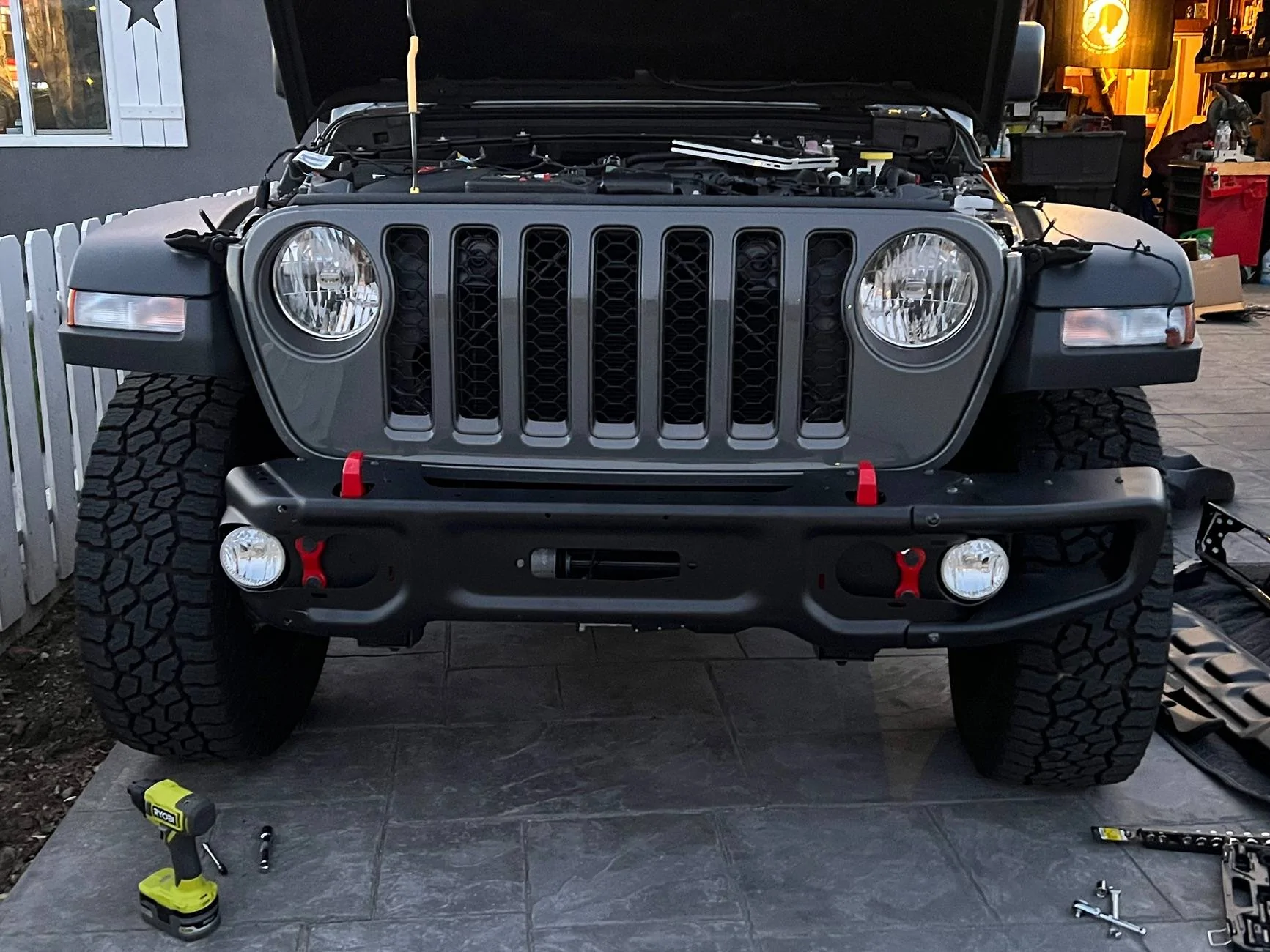 Jeep Gladiator Just ordered this knock off steel bumper IMG_3290