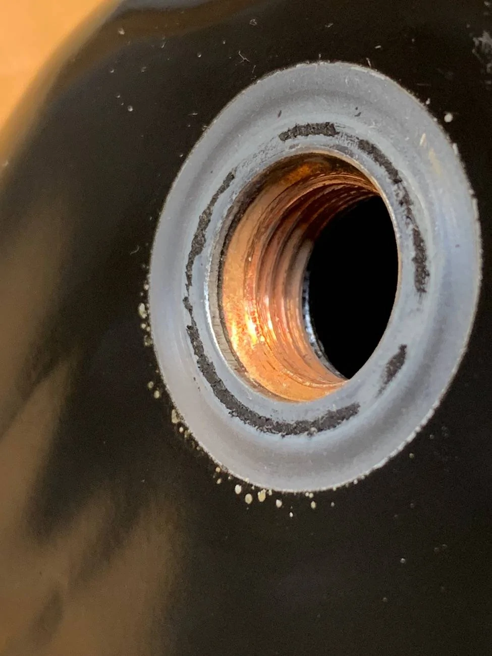 Jeep Gladiator Dealership crossed threaded oil drain plug IMG_6549