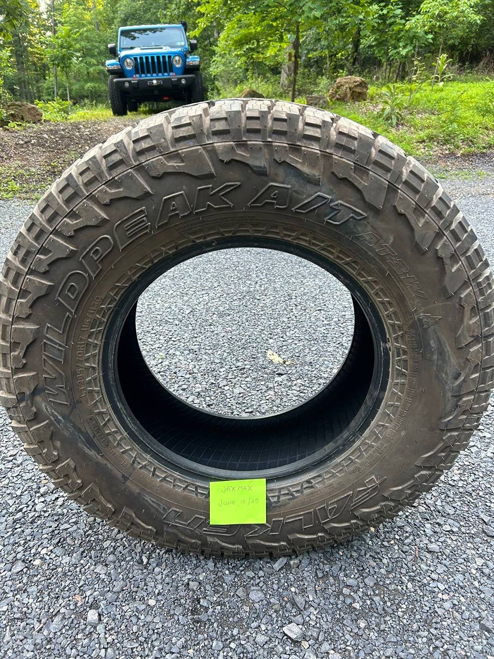 Jeep Gladiator SPARE FALKEN AT3W 285/70/17 IMG_3694