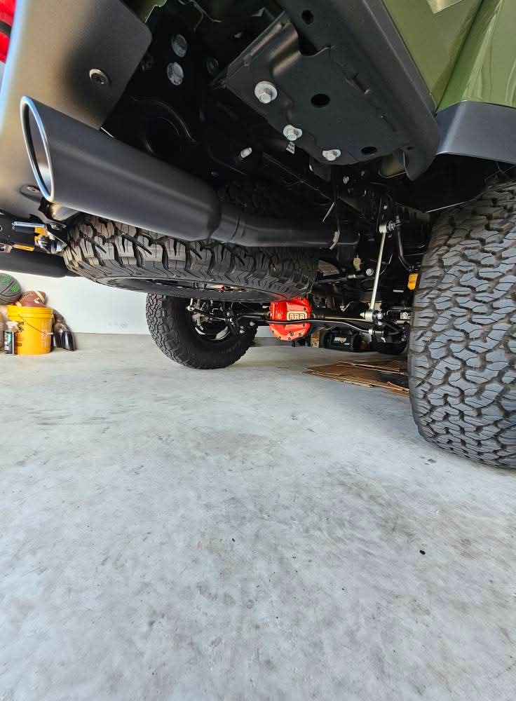 Jeep Gladiator Magnaflow dual exit street series catback with Banks Ram Air. FB_IMG_1749989043297