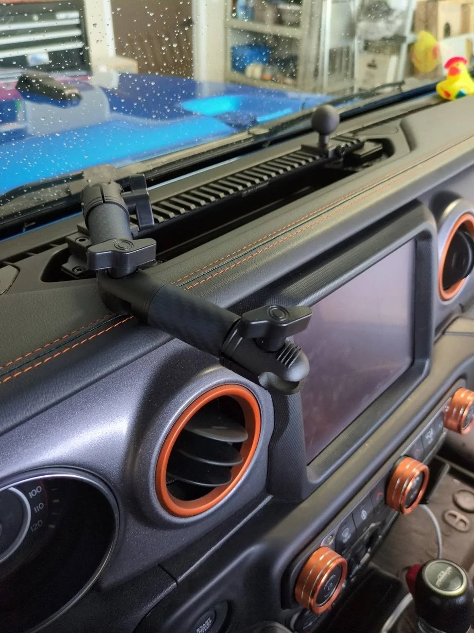 Jeep Gladiator Mopar Dash Accessory Rail for mounting phones, ect IMG_20250616_132621