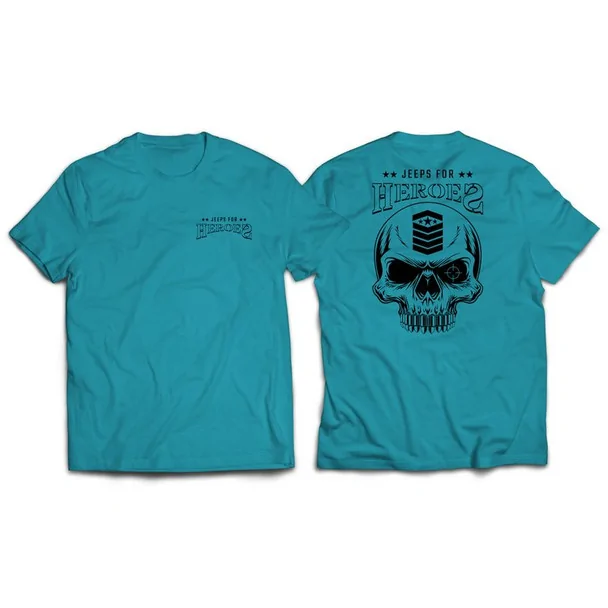 Jeep Gladiator Free “Jeeps for Heroes” T-Shirt with $500+ Jeep Order – Support a Great Cause JFH-Logo-Tshirt-BondiBlue__83238 (1)