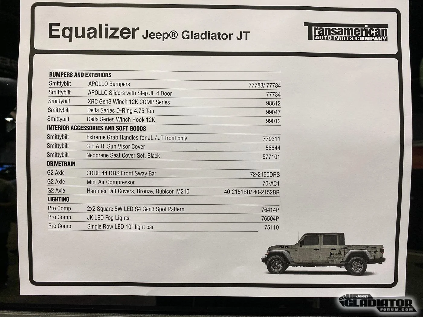Jeep Gladiator Smittybilt / Alpine Equalizer Gladiator Build [SEMA 2019] Smittybilt-Equalizer-Gladiator-Build-SEMA-2019-13