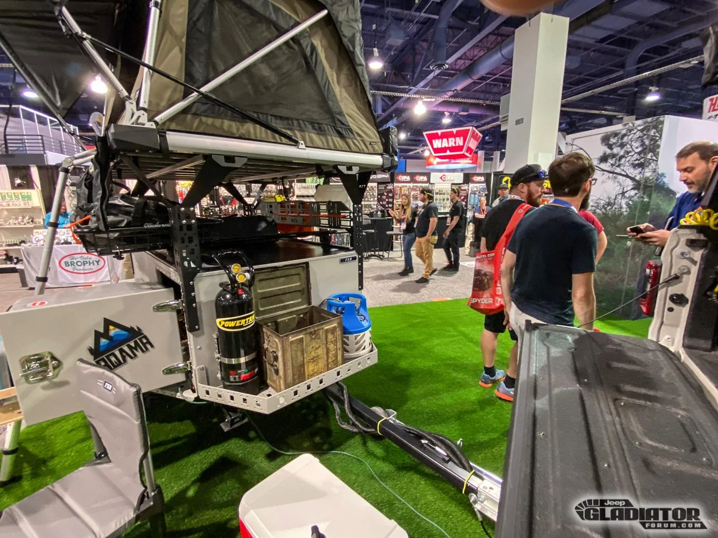 Jeep Gladiator Rhino Linings / ROAMR Hatchet Gladiator Build and FSR Trailer [SEMA 2019] Rhino-Linings-ROAMR-Hatchet-Gladiator-Build-FSR-Trailer-SEMA-2019-29