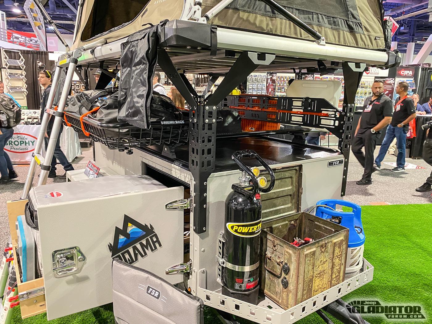 Jeep Gladiator Rhino Linings / ROAMR Hatchet Gladiator Build and FSR Trailer [SEMA 2019] Rhino-Linings-ROAMR-Hatchet-Gladiator-Build-FSR-Trailer-SEMA-2019-30