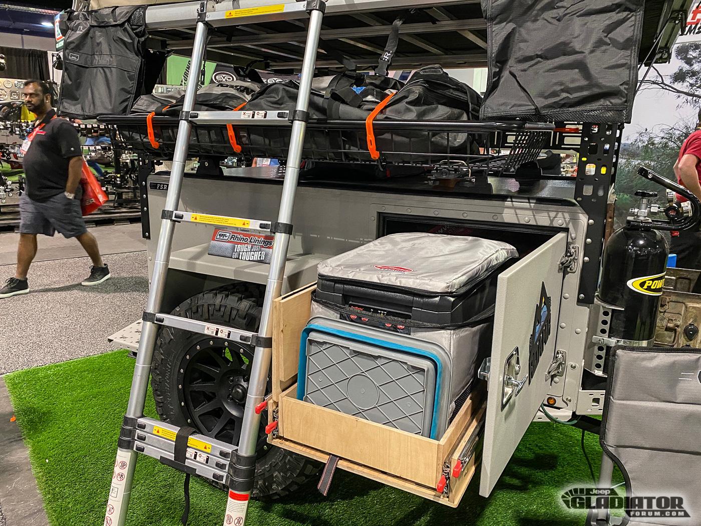 Jeep Gladiator Rhino Linings / ROAMR Hatchet Gladiator Build and FSR Trailer [SEMA 2019] Rhino-Linings-ROAMR-Hatchet-Gladiator-Build-FSR-Trailer-SEMA-2019-31