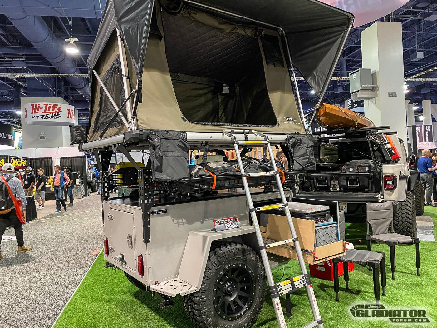 Jeep Gladiator Rhino Linings / ROAMR Hatchet Gladiator Build and FSR Trailer [SEMA 2019] Rhino-Linings-ROAMR-Hatchet-Gladiator-Build-FSR-Trailer-SEMA-2019-33
