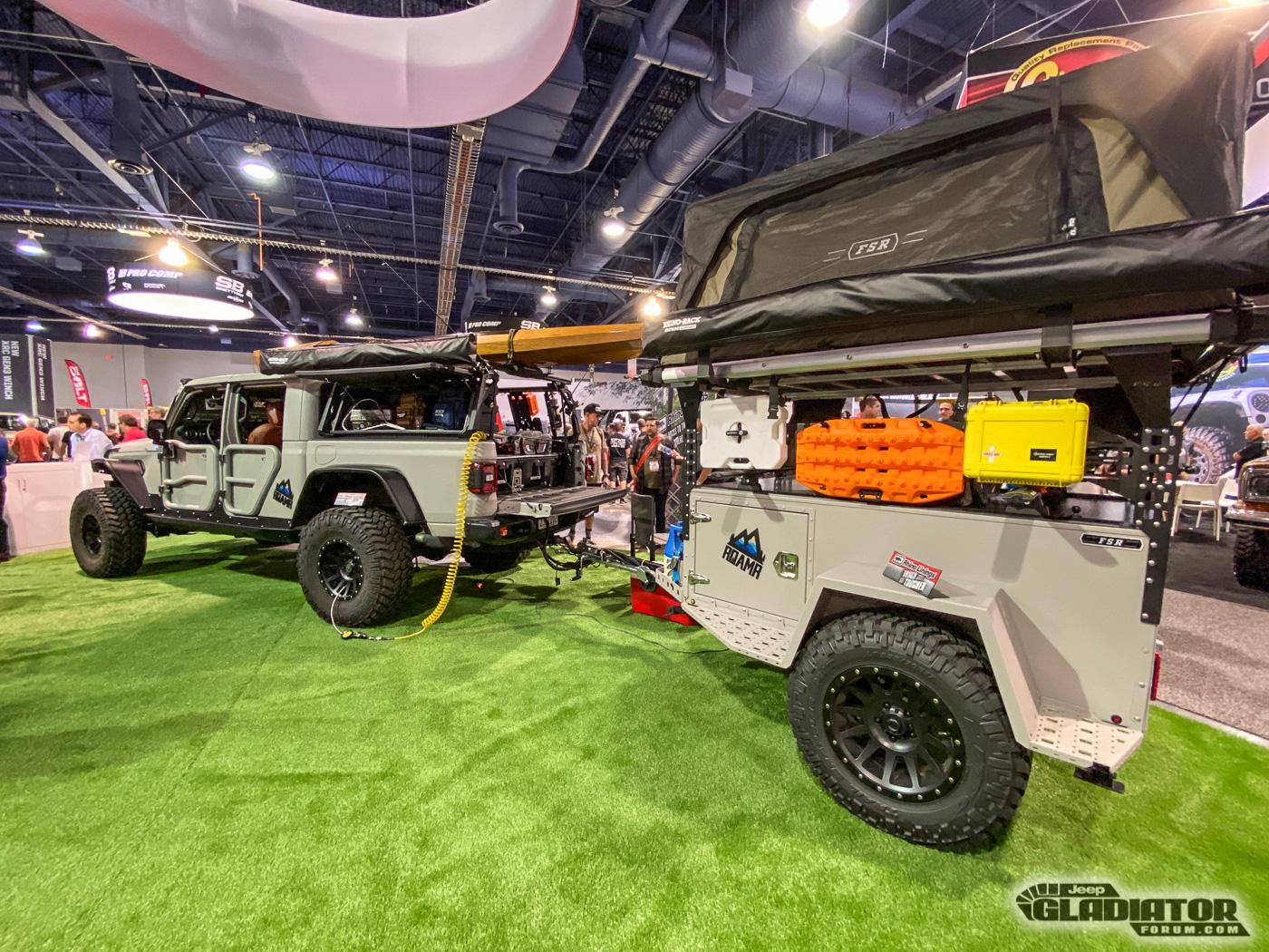 Jeep Gladiator Rhino Linings / ROAMR Hatchet Gladiator Build and FSR Trailer [SEMA 2019] Rhino-Linings-ROAMR-Hatchet-Gladiator-Build-FSR-Trailer-SEMA-2019-38