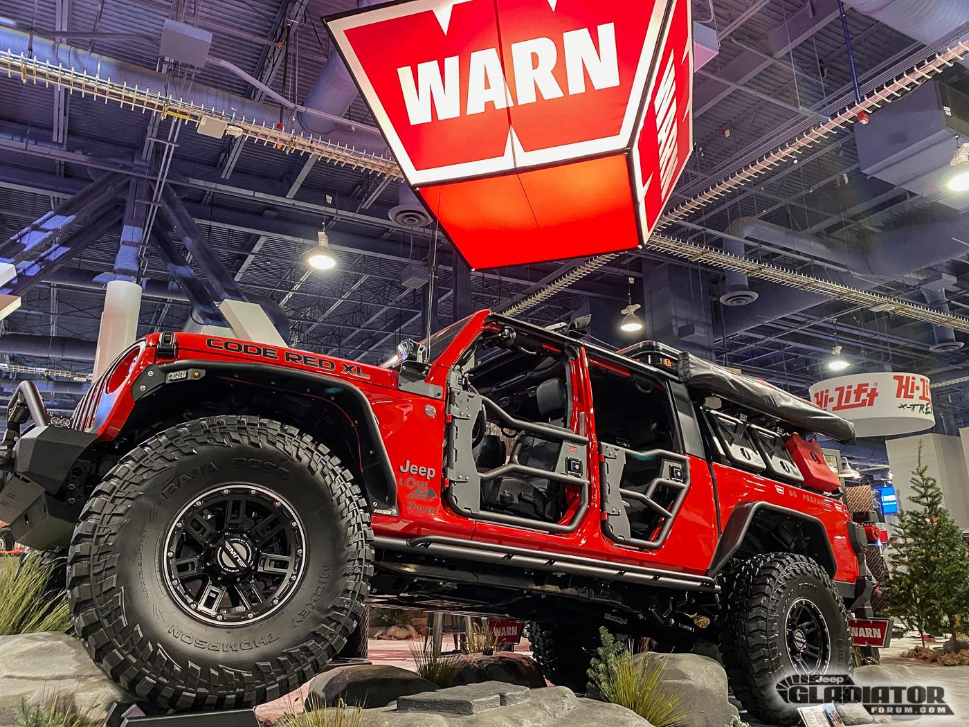 Jeep Gladiator WARN Code Red XL Gladiator Build [SEMA 2019] WARN-Code-Red-XL-Gladiator-Build-SEMA-2019-1