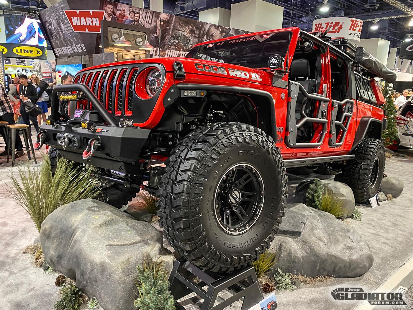 Jeep Gladiator WARN Code Red XL Gladiator Build [SEMA 2019] WARN-Code-Red-XL-Gladiator-Build-SEMA-2019-2