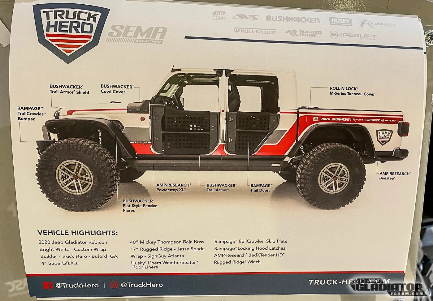 Jeep Gladiator Truck Hero Gladiator Build [SEMA 2019] Truck-Hero-Gladiator-Build-SEMA-2019-1