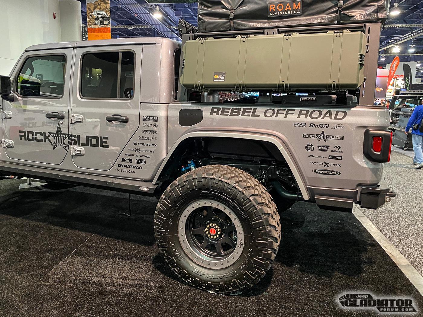 Jeep Gladiator Rebel Off Road / Rock Slide Engineering Gladiator Build [SEMA 2019] Rebel-Off-Road-Slide-Engineering-Gladiator-Build-SEMA-2019-23