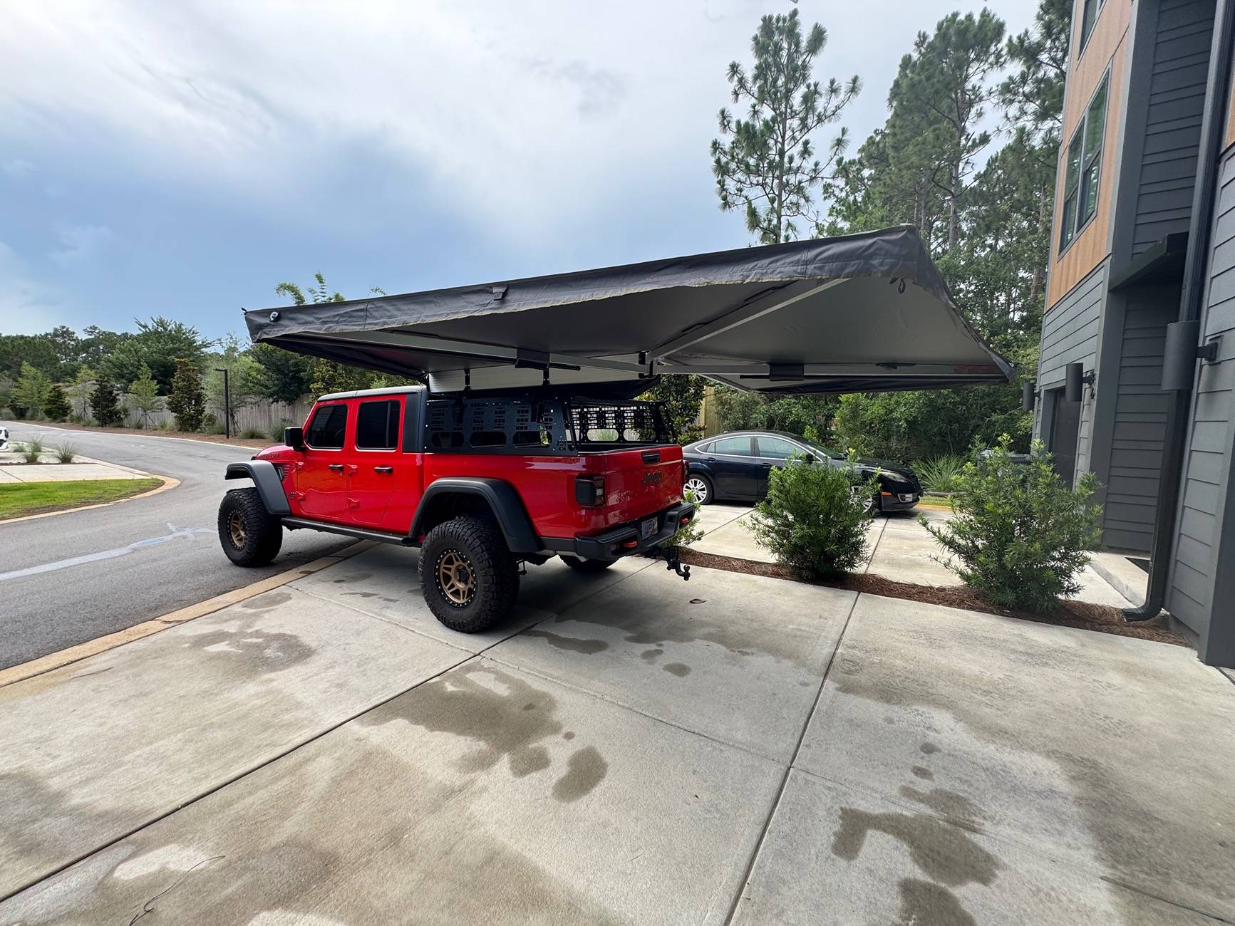 Jeep Gladiator Rock Hard 4x4 bed rack 270 deg awning IMG_1669
