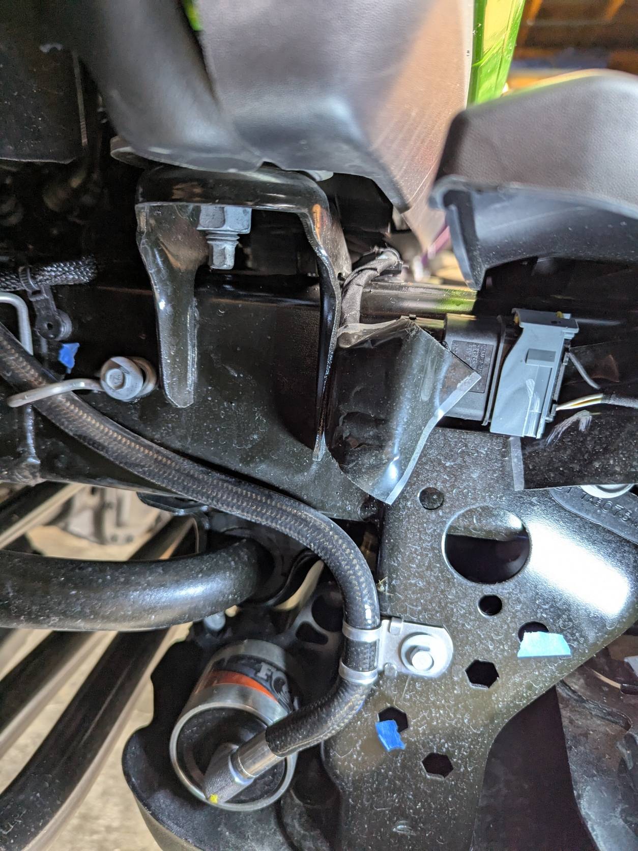 Jeep Gladiator Mojave shock reservoir relocating questions PXL_20250620_161833518